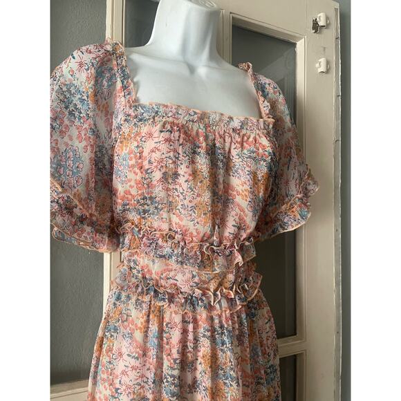 Anthropologie Love the Label Waterlily Floral Dress - Picture 6 of 10